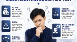 Vì sao nhiều người không dám cấy tóc? 5 lý do khiến ai cũng chần chừ
