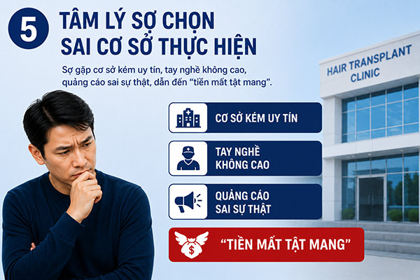 Lo chọn sai cơ sở và tay nghề bác sĩ 