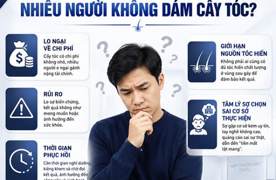 Vì sao nhiều người không dám cấy tóc