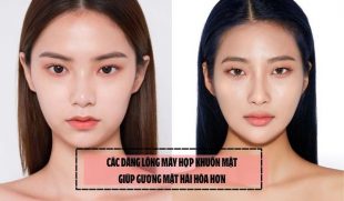 Các dáng lông mày hợp khuôn mặt giúp gương mặt hài hòa hơn 