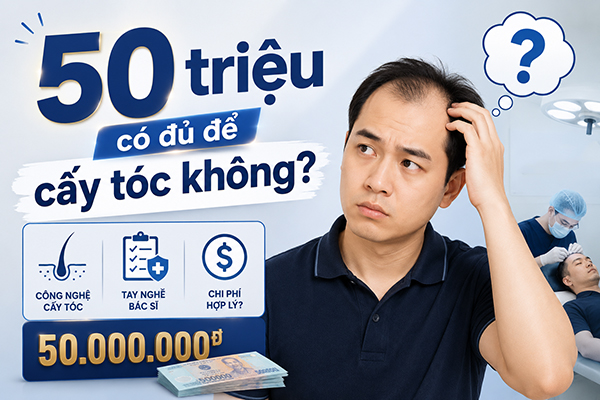 50 triệu có đủ cấy tóc không?