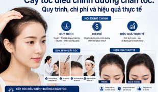 Cấy tóc điều chỉnh đường chân tóc: Quy trình, chi phí và hiệu quả thực tế