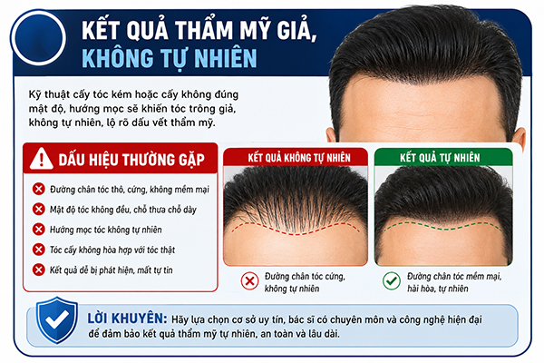 Cấy tóc giá rẻ có nguy hiểm không? Cảnh báo 6 rủi ro nghiêm trọng