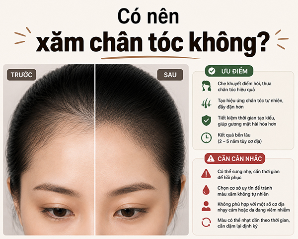 Có nên xăm chân tóc không?