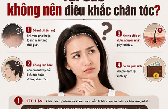 Tại sao không nên điêu khắc chân tóc
