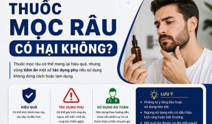 Thuốc mọc râu có hại không? Những rủi ro cần biết trước khi sử dụng