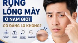 Rụng lông mày ở nam giới có đáng lo không? Có khắc phục được không?