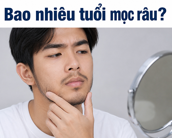 Bao nhiêu tuổi mọc râu Những điều cần biết