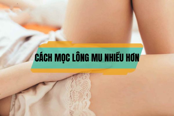 Cách mọc lông mu nhiều hơn, đơn giản, hiệu quả