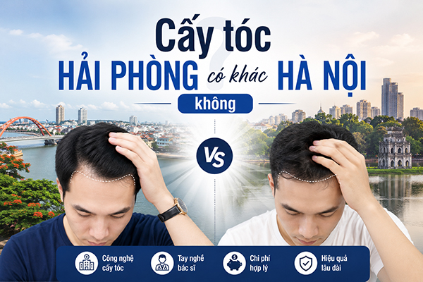 Cấy tóc Hải Phòng có khác Hà Nội không