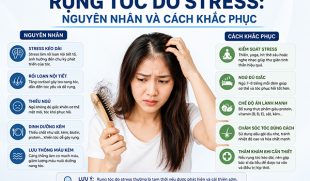 Rụng tóc do stress: Nguyên nhân và cách khắc phục