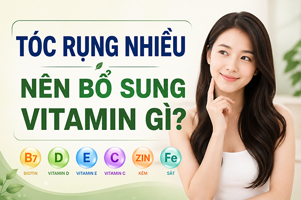 Tóc rụng nhiều nên bổ sung vitamin gì?