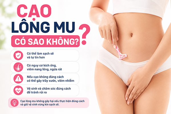 Cạo lông mu có sao không? Những điều cần biết trước khi cạo