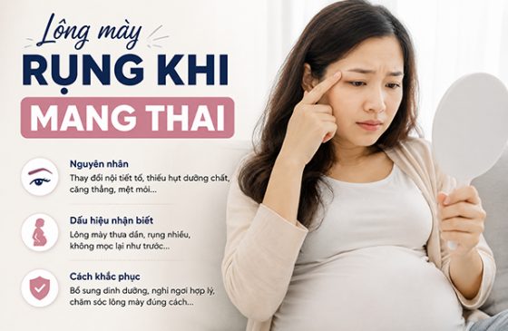 Lông mày rụng khi mang thai: Nguyên nhân và cách xử lý an toàn