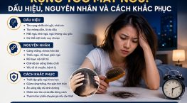 Rụng tóc mất ngủ: Dấu hiệu, nguyên nhân và cách khắc phục