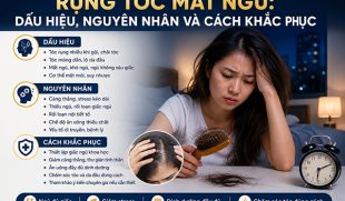 Rụng tóc mất ngủ: Dấu hiệu, nguyên nhân và cách khắc phục