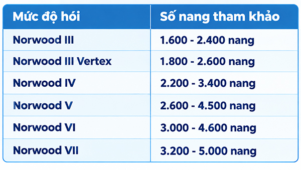 Mức độ hói đầu