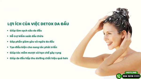 công dụng của Detox da đầu trị liệu 