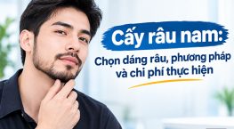 Cấy râu nam: Chọn dáng râu, phương pháp và chi phí thực hiện